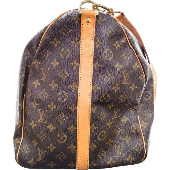 756737BJ (EH) Louis Vuitton Travel Bag Keepall Bandouliere 55 Brown Monogram - Picture 4 of 13